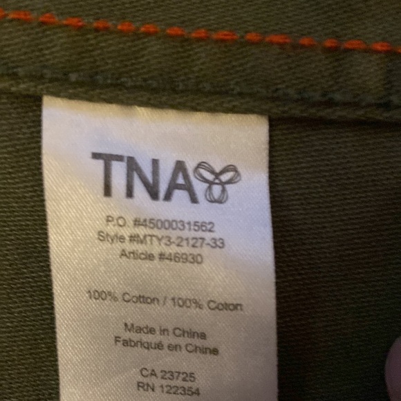 TNA army military inspired shirt boyfriend fit - Picture 4 of 7